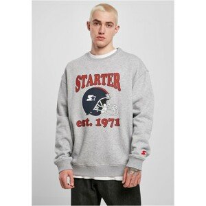 Starter Football Crewneck heathergrey - M