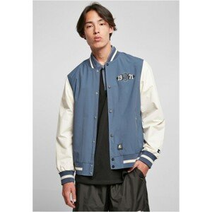 Starter Nylon College Jacket vintageblue/palewhite - M