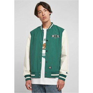 Starter Nylon College Jacket darkfreshgreen/palewhite - XXL