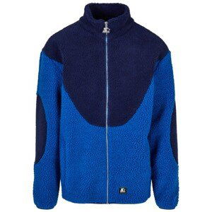 Starter Sherpa Fleece Jacket cobaltblue/darkblue - S
