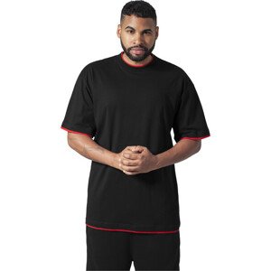 Urban Classics Contrast Tall Tee blk/red - 3XL