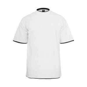 Urban Classics Contrast Tall Tee wht/blk - 5XL