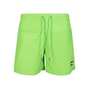 Urban Classics Block Swim Shorts neongreen - S