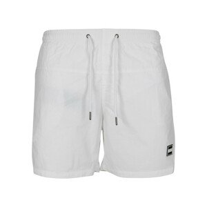 Urban Classics Block Swim Shorts white - XS