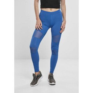 Urban Classics Ladies Tech Mesh Leggings sporty blue - XL