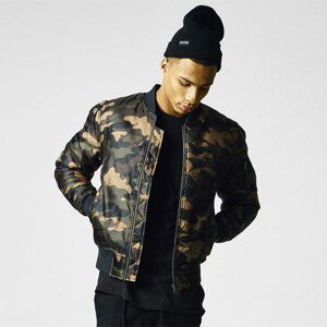 Urban Classics Camo Basic Bomber Jacket wood camo - L