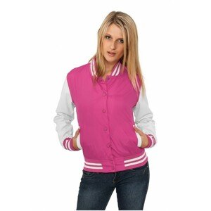 Urban Classics Ladies Light College Jacket fus/wht - S