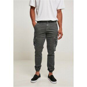 Urban Classics Washed Cargo Twill Jogging Pants darkshadow - 34