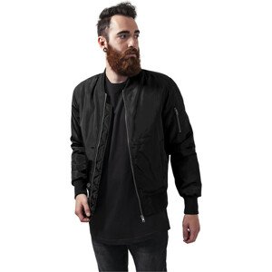 Urban Classics 2-Tone Bomber Jacket blk/blk - 3XL