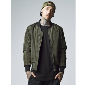 Urban Classics 2-Tone Bomber Jacket darkolive/black - S