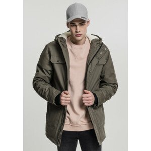 Pánska bunda Urban Classics Heavy Cotton Parka olive - L