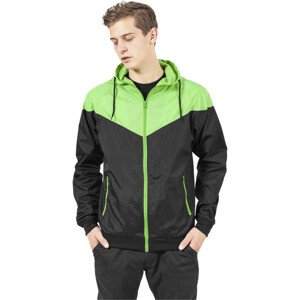 Urban Classics Arrow Windrunner black/limegreen - XL