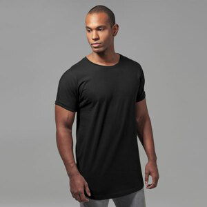 Urban Classics Long Shaped Turnup Tee black - L