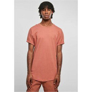 Urban Classics Long Shaped Turnup Tee terracotta - 4XL