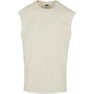 Urban Classics Open Edge Sleeveless Tee whitesand - M