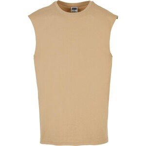 Urban Classics Open Edge Sleeveless Tee unionbeige - 4XL