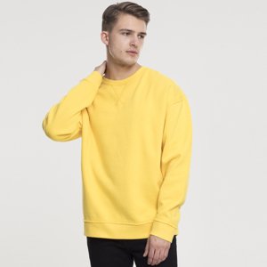 Urban Classics Oversized Open Edge Crew chrome yellow - L