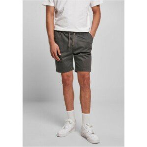 Urban Classics Stretch Twill Joggshorts darkshadow - XS