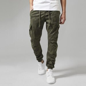 Urban Classics Camo Cargo Jogging Pants olive camo - 44