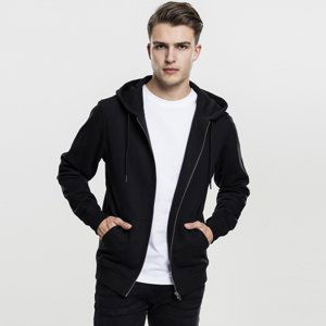 Mikina Urban Classics Basic Zip Hoody black - L