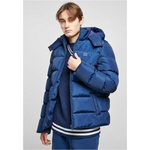 Urban Classics Hooded Puffer Jacket spaceblue - 3XL