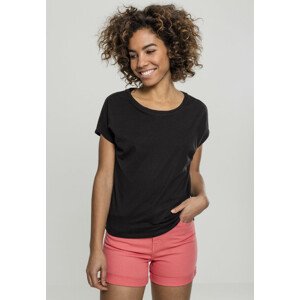 Urban Classics Ladies Basic Drop Shoulder Tee black - 4XL