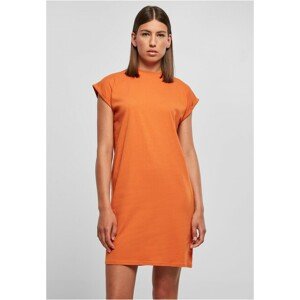 Urban Classics Ladies Turtle Extended Shoulder Dress vintageorange - L