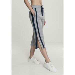 Urban Classics Ladies Taped Terry Culotte grey/navy - XL