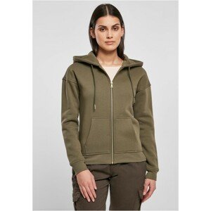 Urban Classics Ladies Classic Zip Hoody olive - 3XL