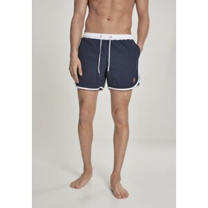 Urban Classics Retro Swimshorts navy/white - 3XL