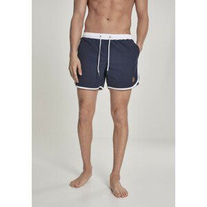 Urban Classics Retro Swimshorts navy/white - M