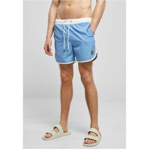 Urban Classics Retro Swimshorts white/horizonblue - 3XL