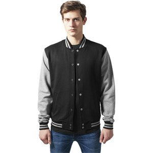 Urban Classics 2-tone College Sweatjacket blk/gry - M