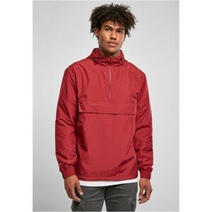 Urban Classics Basic Pull Over Jacket brickred - XS