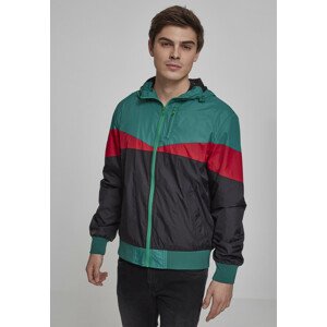 Urban Classics Advanced Arrow Windrunner black/green/fire red - S