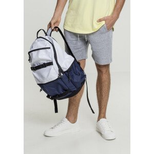 Urban Classics Backpack Colourblocking white/navy/black - UNI