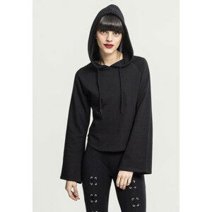 Urban Classics Ladies Tube Sleeve Hoody black - XS