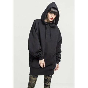 Urban Classics Ladies Long Oversize Hoody black - 5XL