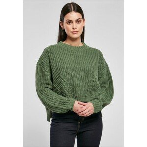 Urban Classics Ladies Wide Oversize Sweater salvia - XS