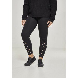 Urban Classics Ladies Eyelet Leggings black - M