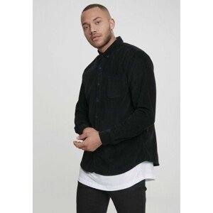 Urban Classics Corduroy Shirt black - 3XL