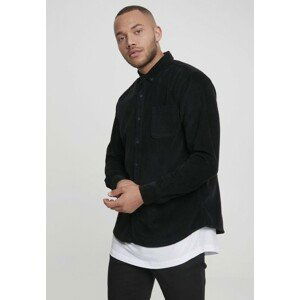 Urban Classics Corduroy Shirt black - S