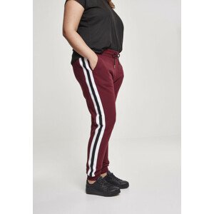 Urban Classics Ladies College Contrast Sweatpants port/white/black - 3XL