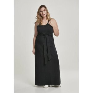 Urban Classics Ladies Long Racer Back Dress black - XS