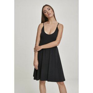 Urban Classics Ladies Spaghetti Dress black - XL