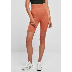 Urban Classics Ladies High Waist Cycle Shorts terracotta - L