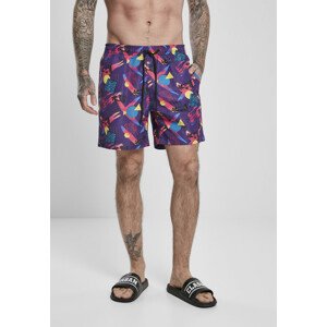 Urban Classics Pattern Swim Shorts miami aop - M