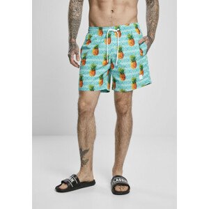 Urban Classics Pattern Swim Shorts pineapple aop - 3XL