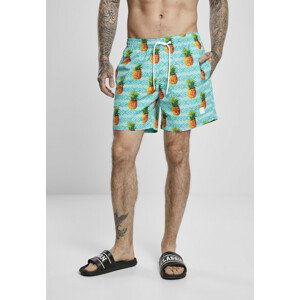 Urban Classics Pattern Swim Shorts pineapple aop - 4XL