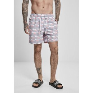 Urban Classics Pattern Swim Shorts flamingo aop - 4XL